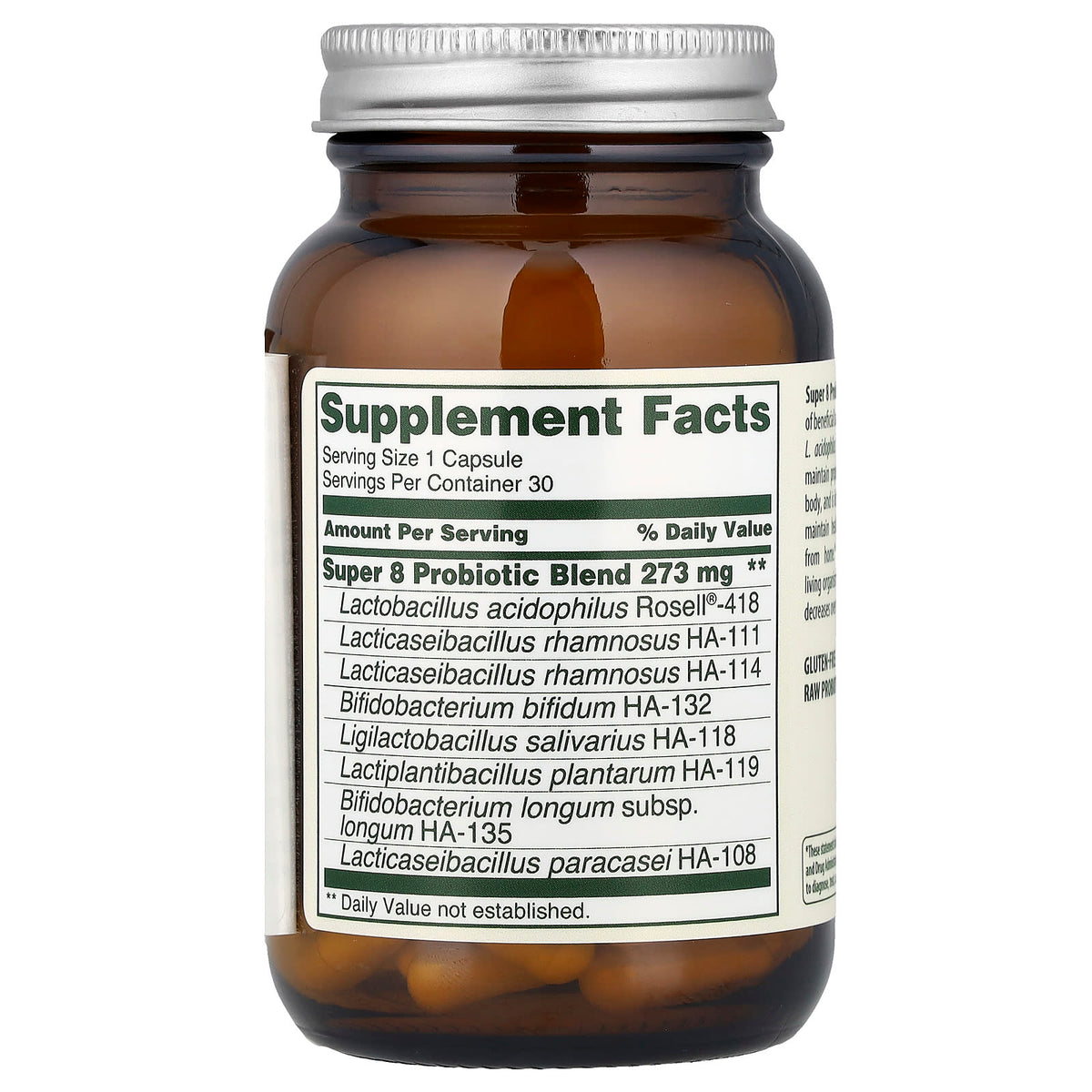 Flora, Udo's Choice, Super 8 Hi-Potency Probiotic, 30 Capsules