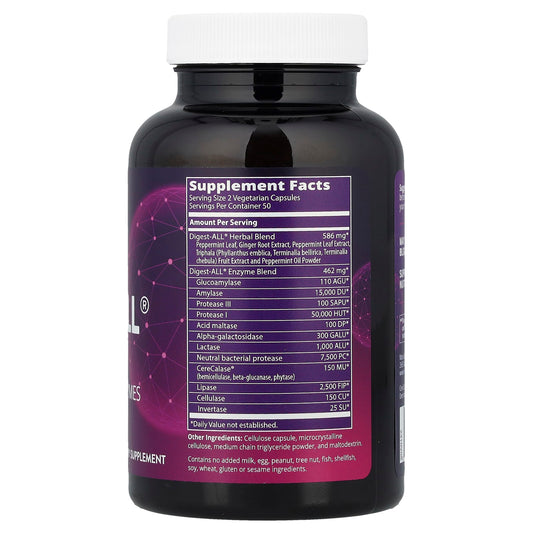 MRM, Nutrition, Digest-ALL, 100 Capsules