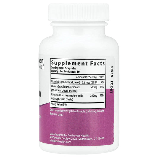 Fairhaven Health, Peapod, Cal-Mag, 60 Capsules
