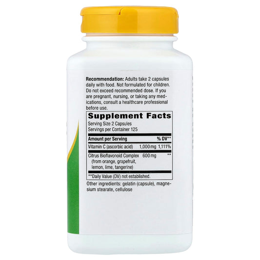 Nature's Way, Vitamin C with Bioflavonoids, 250 Capsules