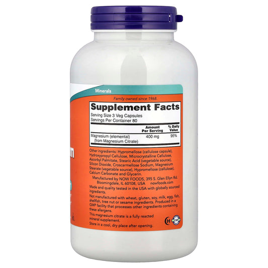 NOW Foods Magnesium 240 Softgels