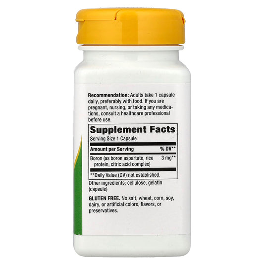 Nature's Way Boron 3 mg 100 Capsules