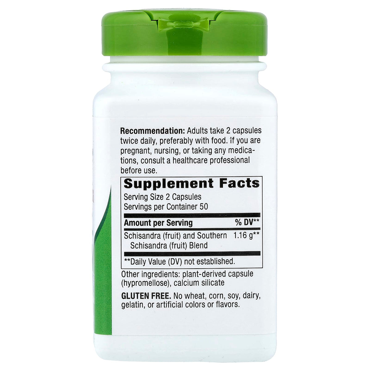 Nature's Way, Schisandra Fruit, 1,160 mg, 100 Vegan Capsules