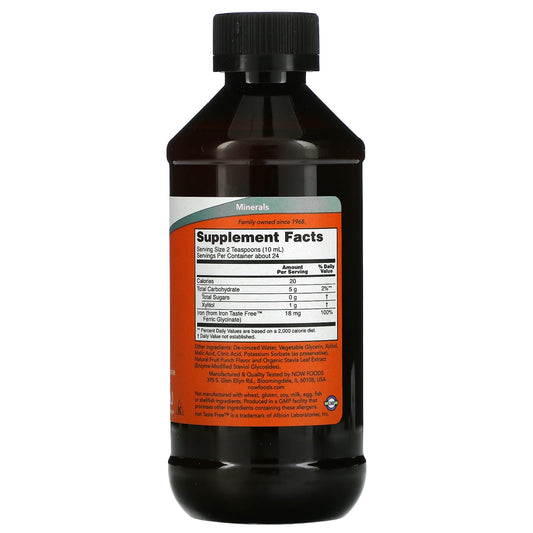 NOW Foods Iron 8 fl oz 237 ml