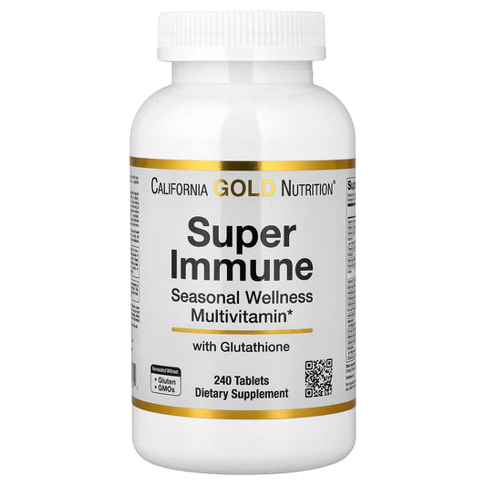 California Gold Nutrition, Super Immune, Seasonal Wellness Multivitamin, 240 Tablets
