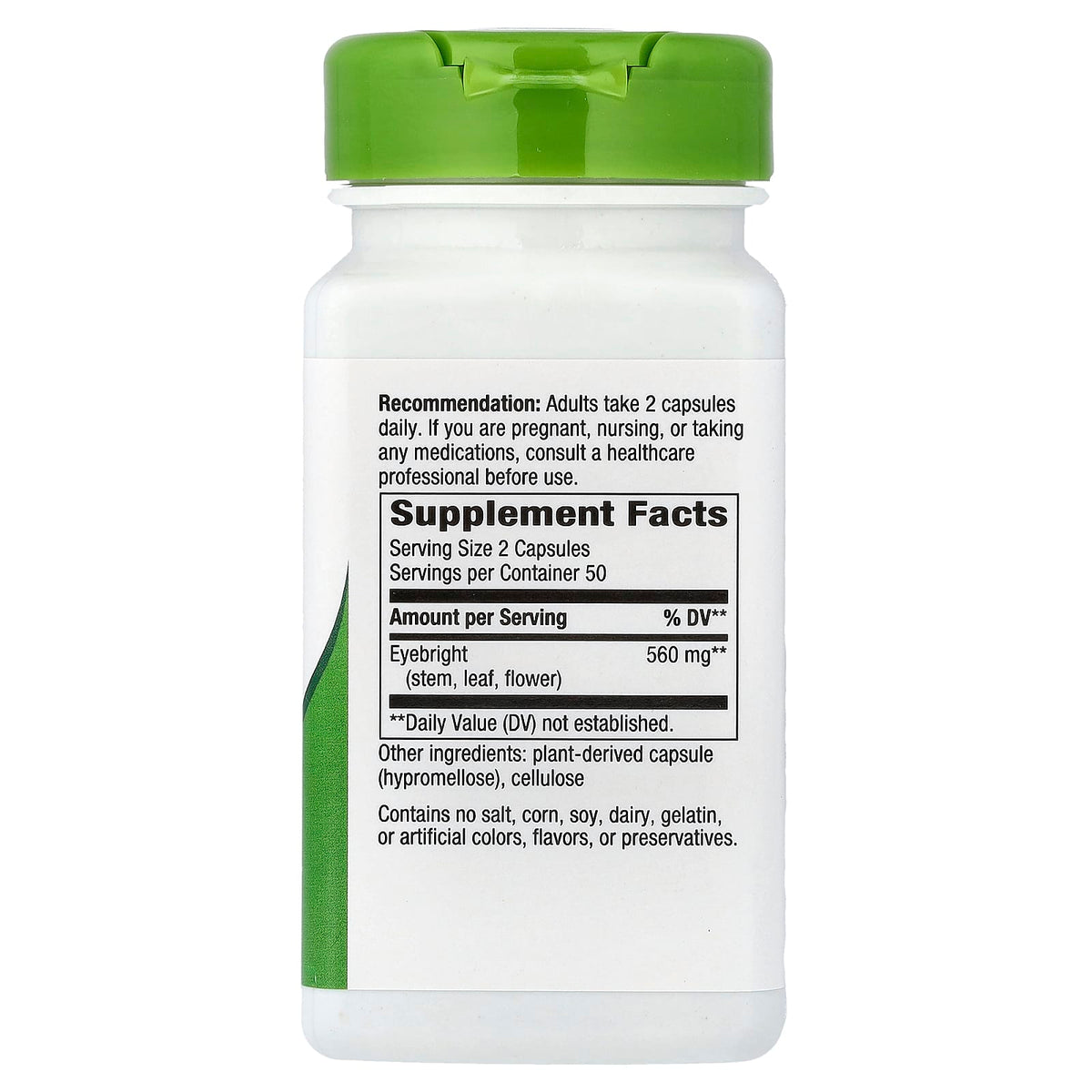 Nature's Way Eyebright Herb 280 mg 100 Veg Caps