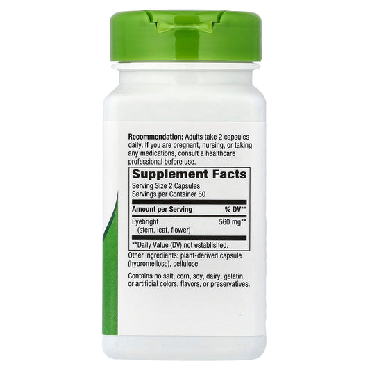 Nature's Way Eyebright Herb 280 mg 100 Veg Caps