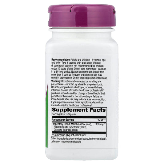 Nature's Way, AloeMaxLax™ with Cascara Sagrada, 100 Vegan Capsules