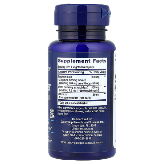 Life Extension, Tri Sugar Shield®, 60 Vegetarian Capsules