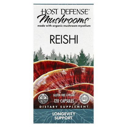 Host Defense Mushrooms, Reishi 120 Caps