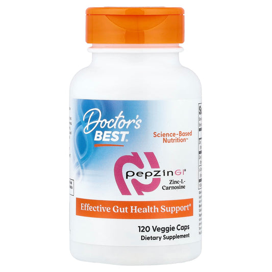 Doctor's Best PepZin GI, zinc L-carnosine 120 Caps