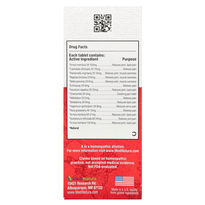 MediNatura, T-Relief, Arnica, 100 Tablets