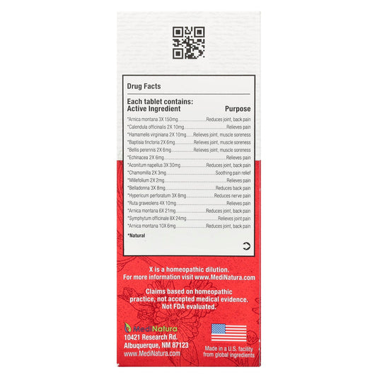 MediNatura, T-Relief, Arnica, 100 Tablets