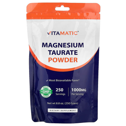 Vitamatic Magnesium Taurate 250 g 8.8 oz Powder
