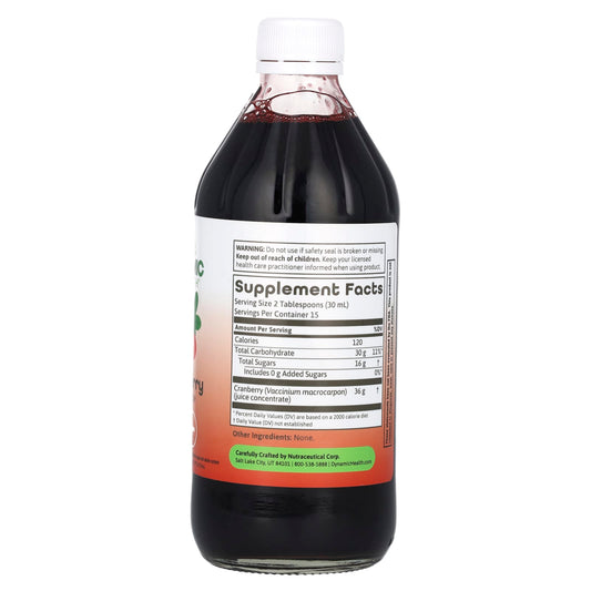 Dynamic Health, Cranberry Concentrate, Glass, 16 fl oz (473 ml)
