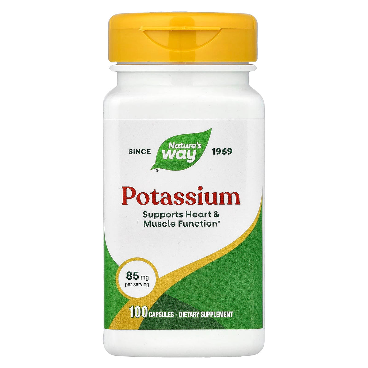 Natures Way Potassium 100 Capsules
