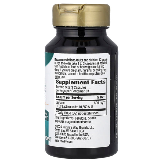 Nature's Way, Lactose Defense, 690 mg, 100 Capsules (230 mg per Capsule)