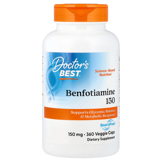 Doctor's Best Benfotiamine with BenfoPure 150 mg 360 Veggie Caps