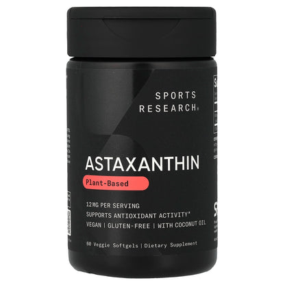 Sports Research Astaxanthin 12 mg 60 Veg Softgels
