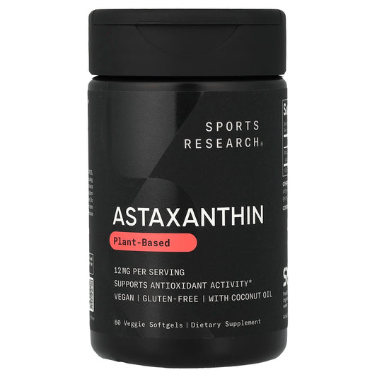 Sports Research Astaxanthin 12 mg 60 Veg Softgels