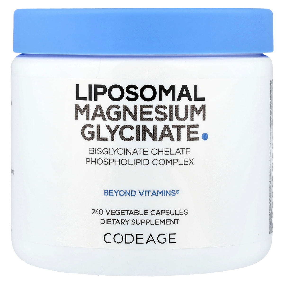 Codeage Liposomal Magnesium Glycinate 240 Veg Caps
