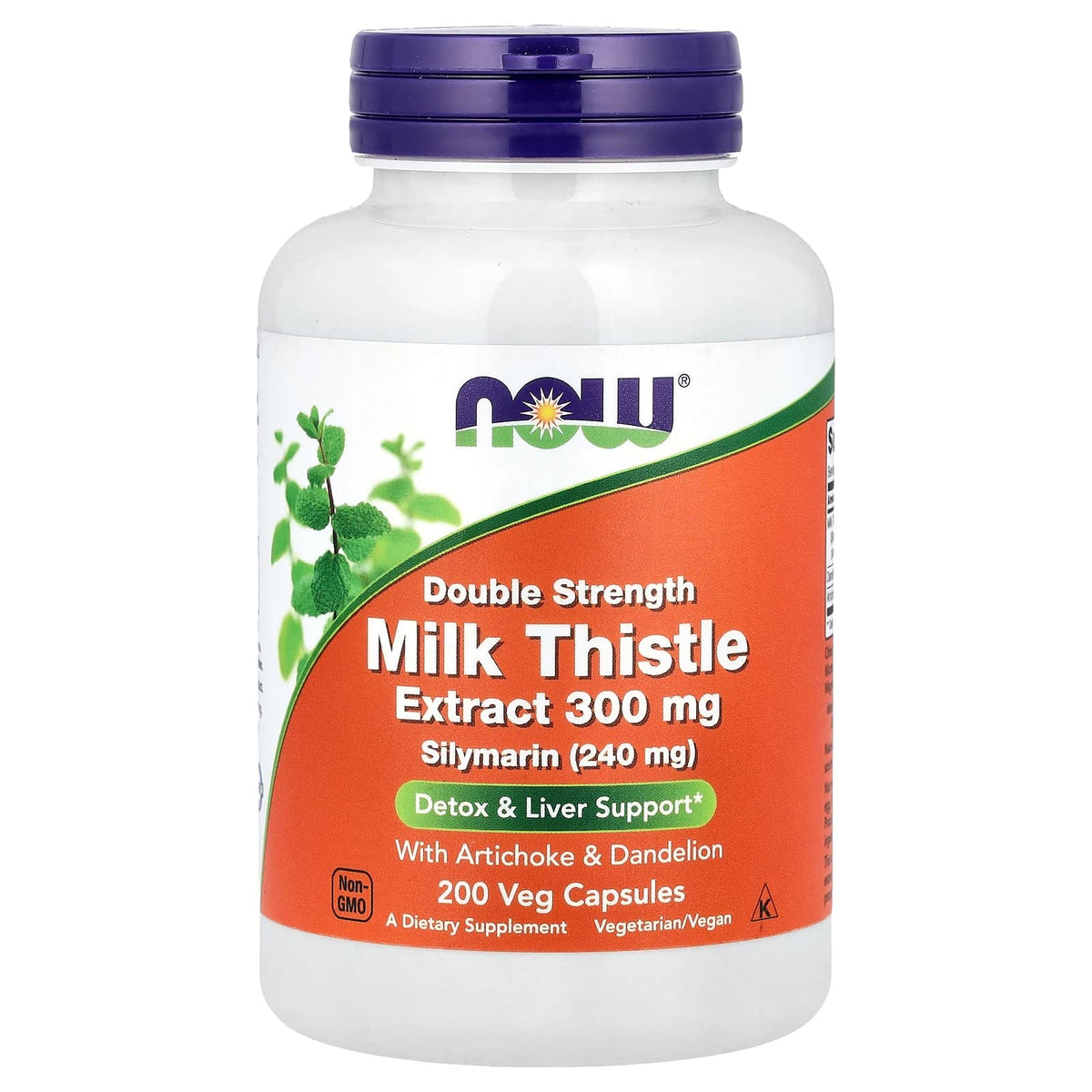Now Foods, Double Strength Silymarin, 300 mg, 200 Veg Capsules