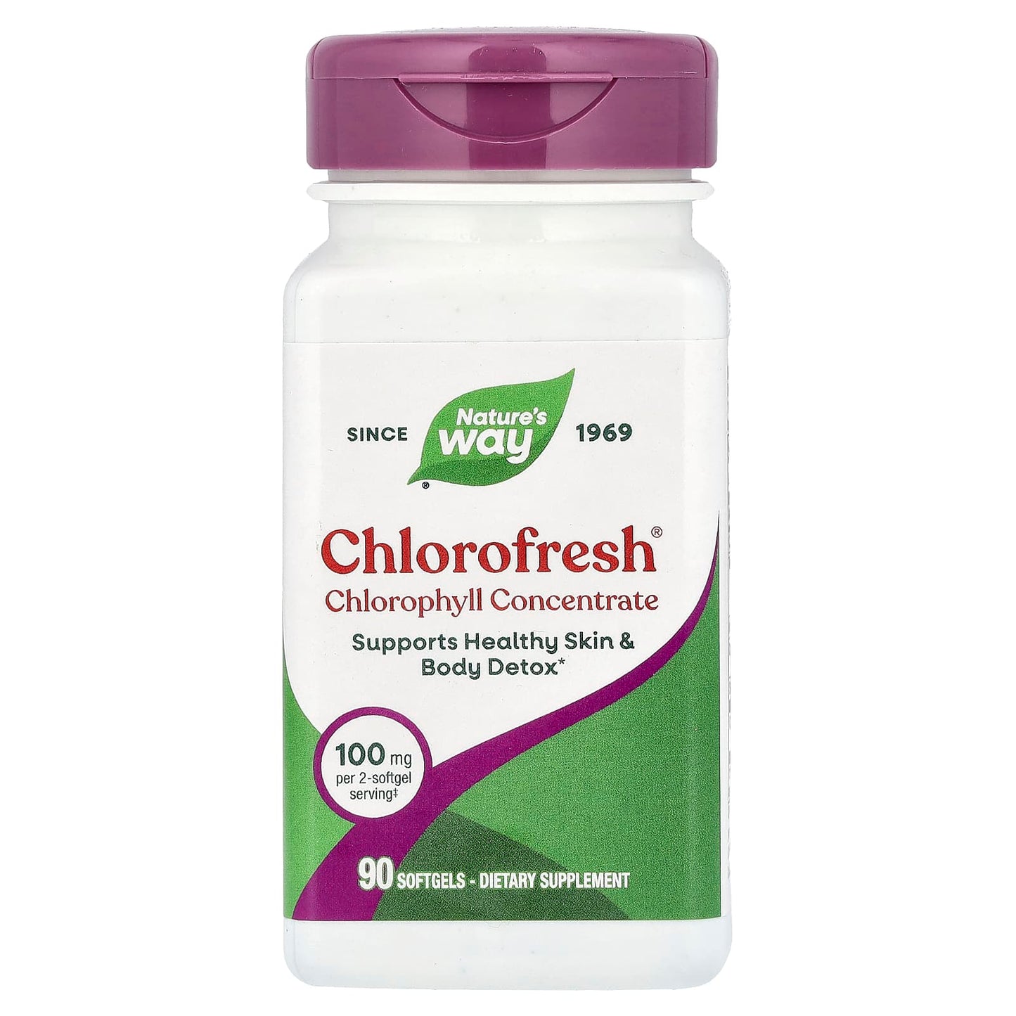 Nature's Way, Chlorofresh, Chlorophyll Concentrate, 90 Softgels (50 mg per Softgel)