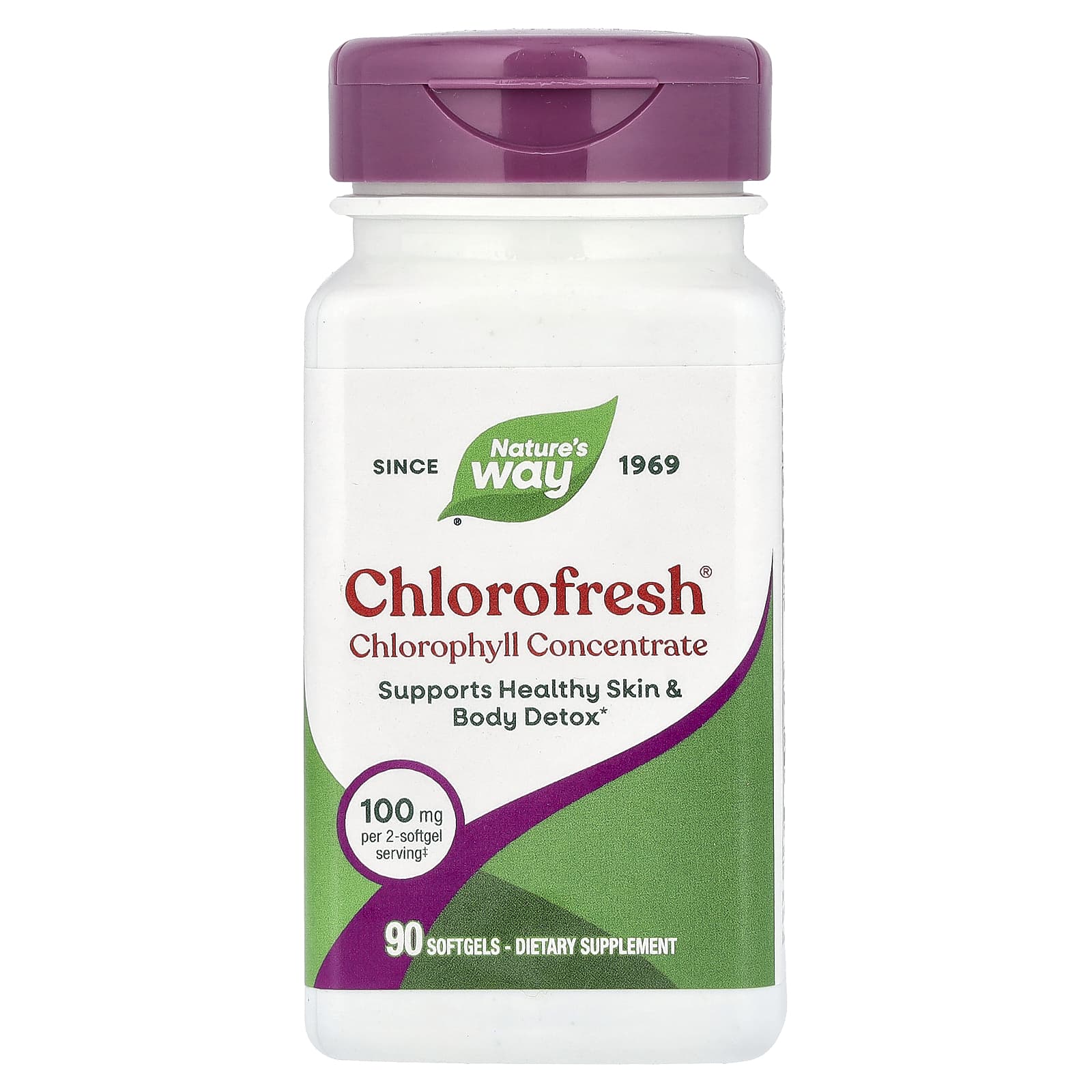 Nature's Way, Chlorofresh, Chlorophyll Concentrate, 90 Softgels (50 mg per Softgel)