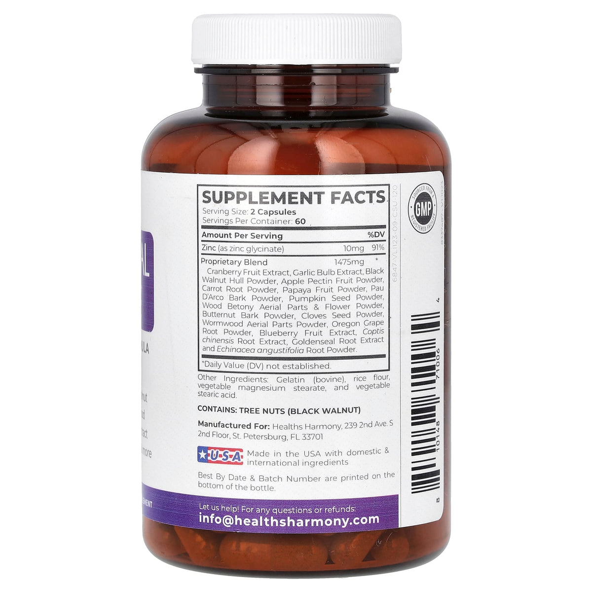 Healths Harmony Intestinal Cleanse 120 Capsules