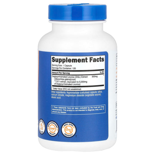 Nutricost, DGL, 5,000 mg, 120 Capsules