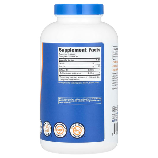 Nutricost, CLA, 240 Softgels (800 mg per Softgel)