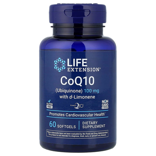Life Extension, Super-Absorbable CoQ10, 100 mg, 60 Softgels