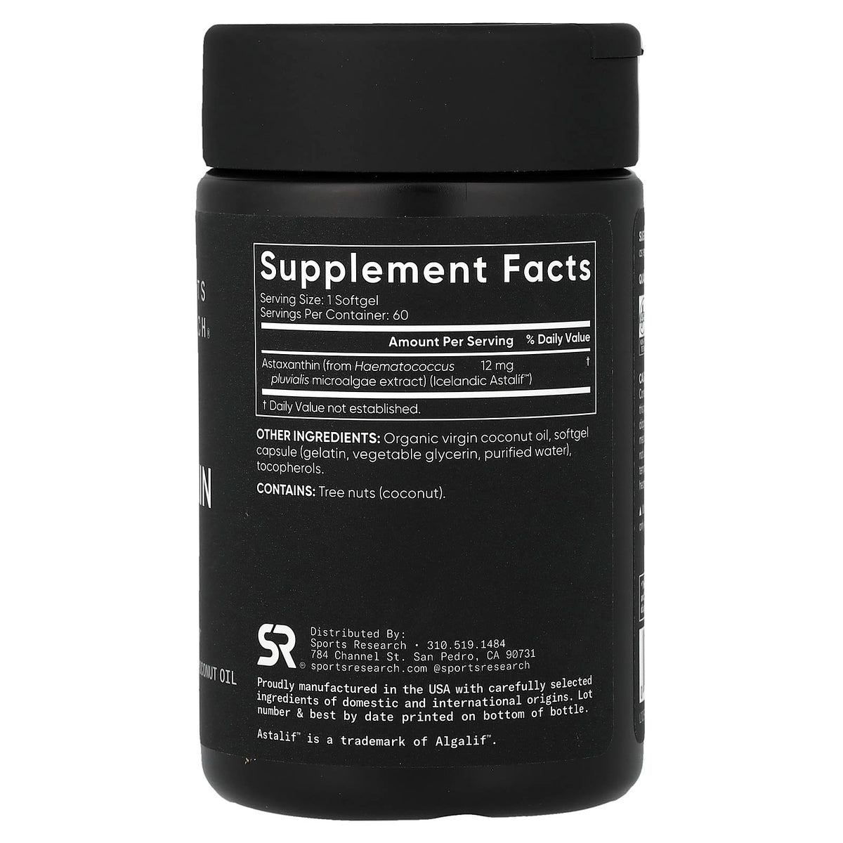 Sports Research, Astaxanthin, Triple Strength, 12 mg, 60 Softgels