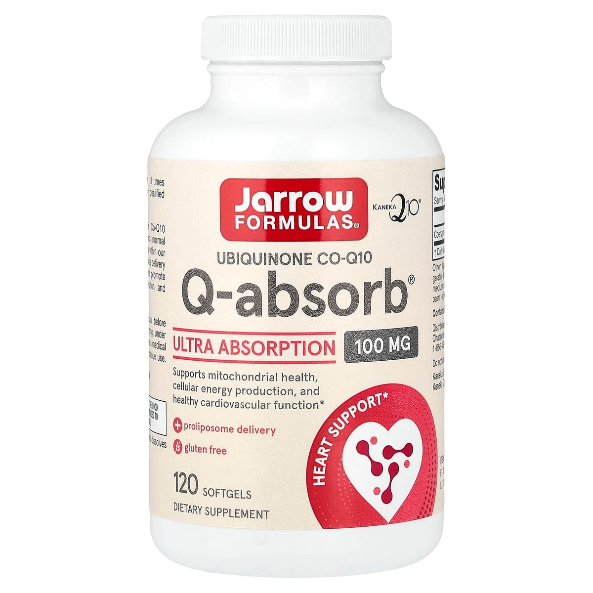 Jarrow Q-Absorb 100 mg 120 Softgels
