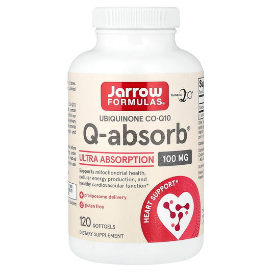 Jarrow Q-Absorb 100 mg 120 Softgels
