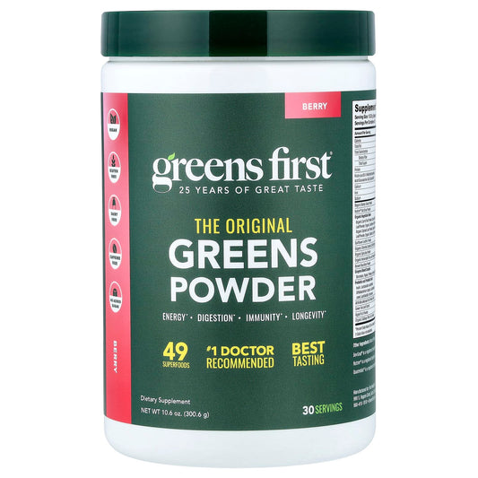 Greens First, Greens Powder, Berry, 300.6 g (10.6 oz)