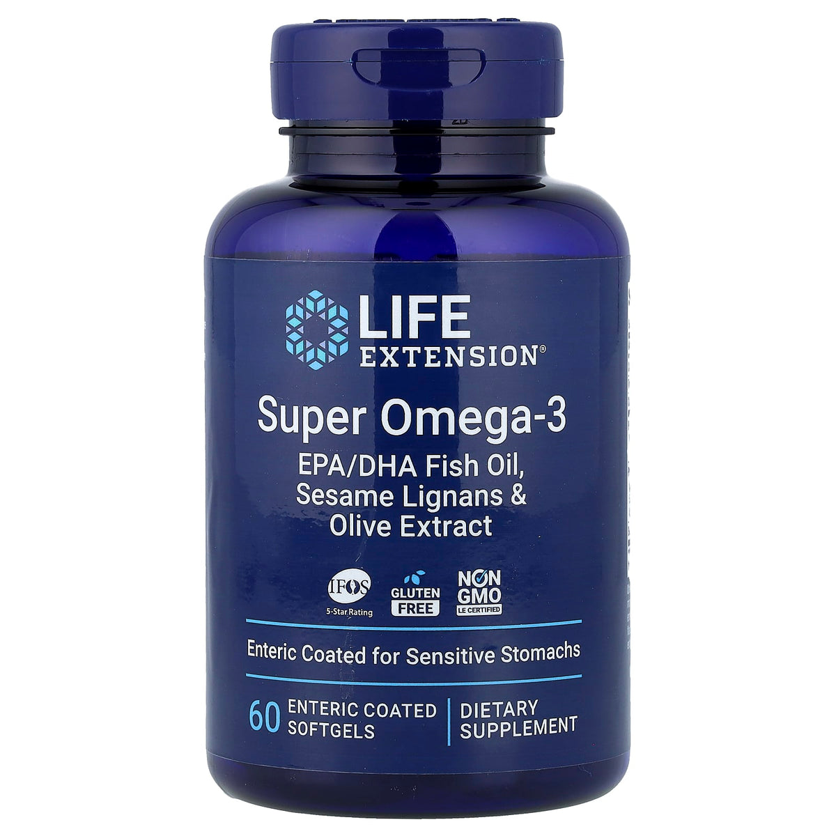 Life Extension Omega-3 EPA + DHA 60 Softgels