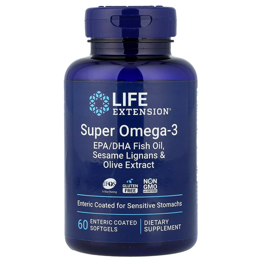 Life Extension Omega-3 EPA + DHA 60 Softgels