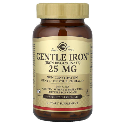 Solgar Gentle Iron 25 mg 180 Caps