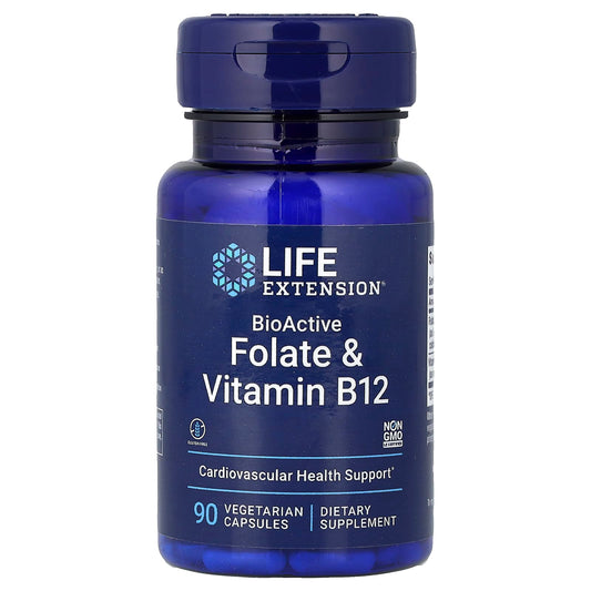 Life Extension Folate & Vitamin B12 90 Caps