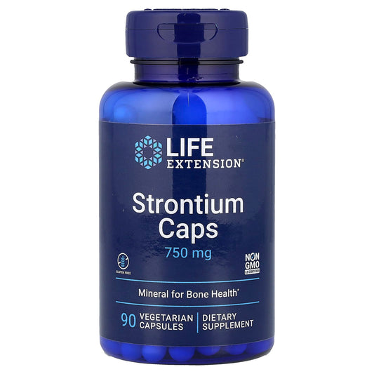 Life Extension Strontium Caps 250 mg 90 Veg Caps