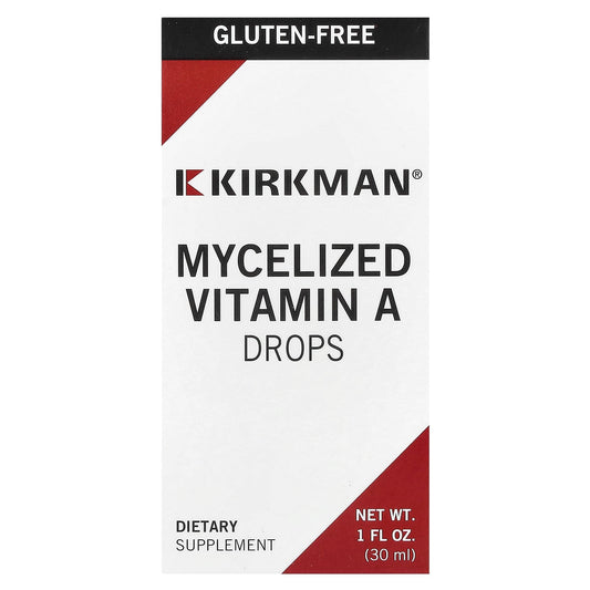 Kirkman Labs, Mycelised Vitamin A Drops, 1 fl oz (30 ml)