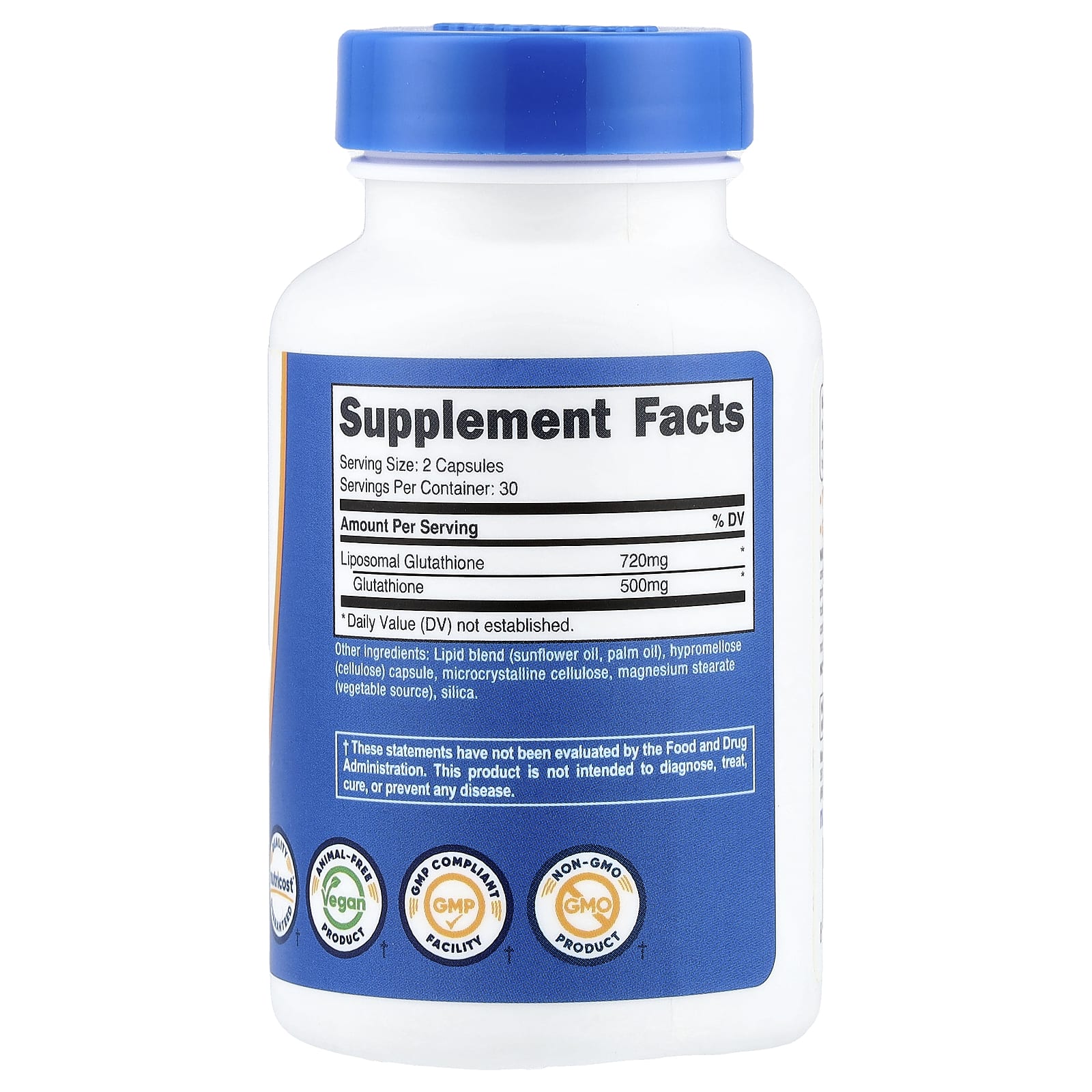 Nutricost, Liposomal Glutathione, 60 Capsules (360 mg per Capsule)