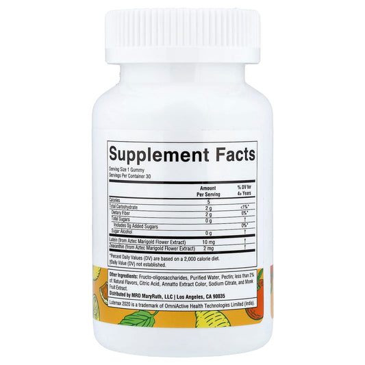 MaryRuth's, Lutein Gummies, Citrus Squeeze, 30 Gummies