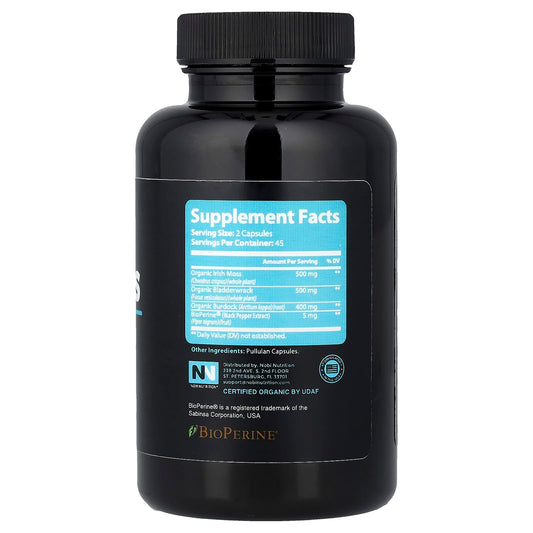 Nobi Nutrition, Sea Moss, 90 Capsules