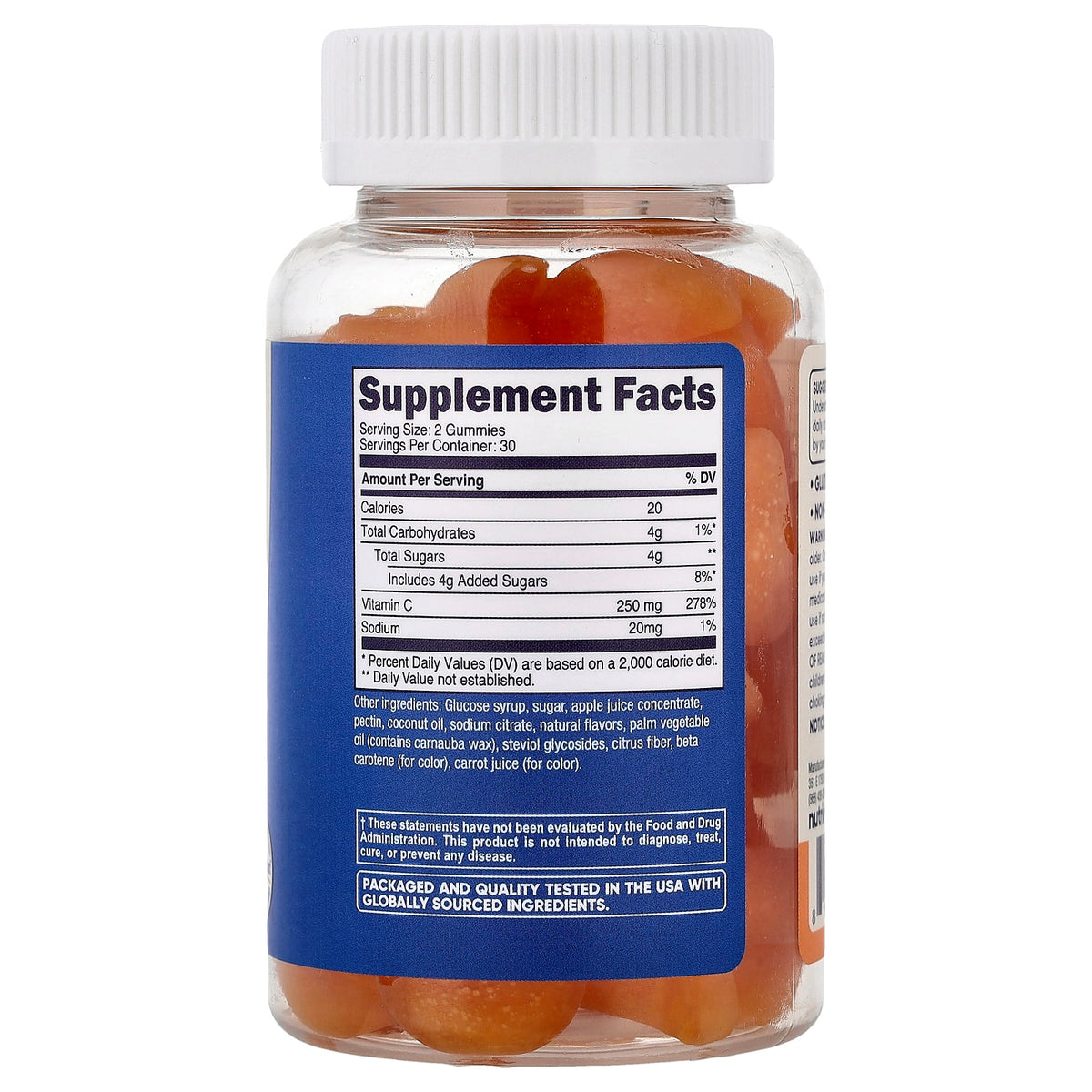Nutricost, Kids, Vitamin C Gummies, Ages 4+, Orange, 60 Gummies
