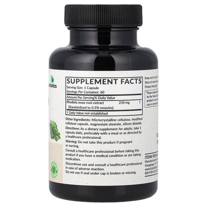 Futurebiotics Rhodiola Rosea 60 Vegetarian Capsules