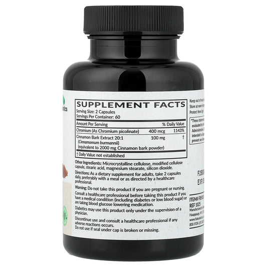 Futurebiotics, Cinnamon Plus Chromium Picolinate, 120 Vegetarian Capsules