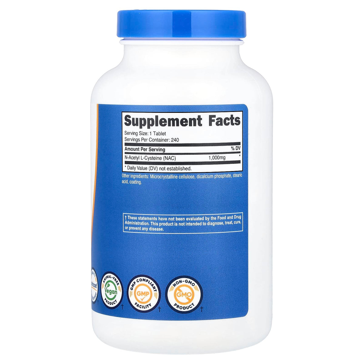 Nutricost NAC 1,000 mg 240 Tabs