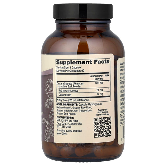 Dr. Mercola, Cascara Sagrada, 90 Capsules (308 mg per Capsule)